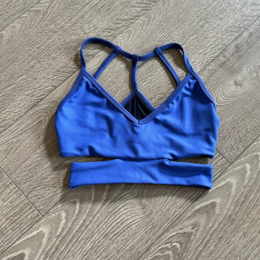 Five Dancewear Royal Blue Maverick Bra in size AXS